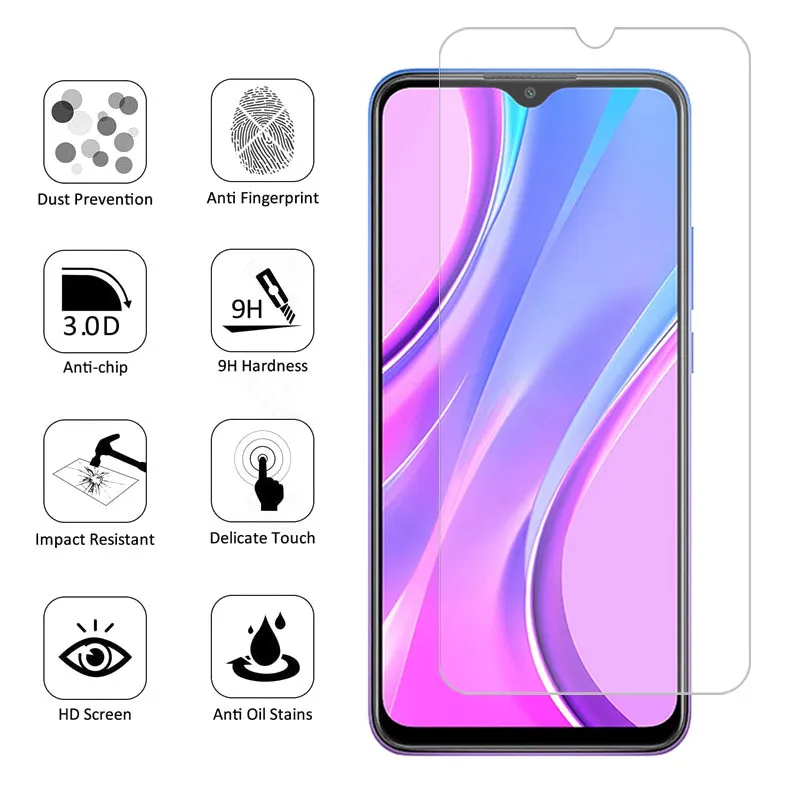 Закаленное стекло для Xiaomi Redmi 10 9 9A 9C redmi note Pro объектива камеры Note 9s 10Pro защита