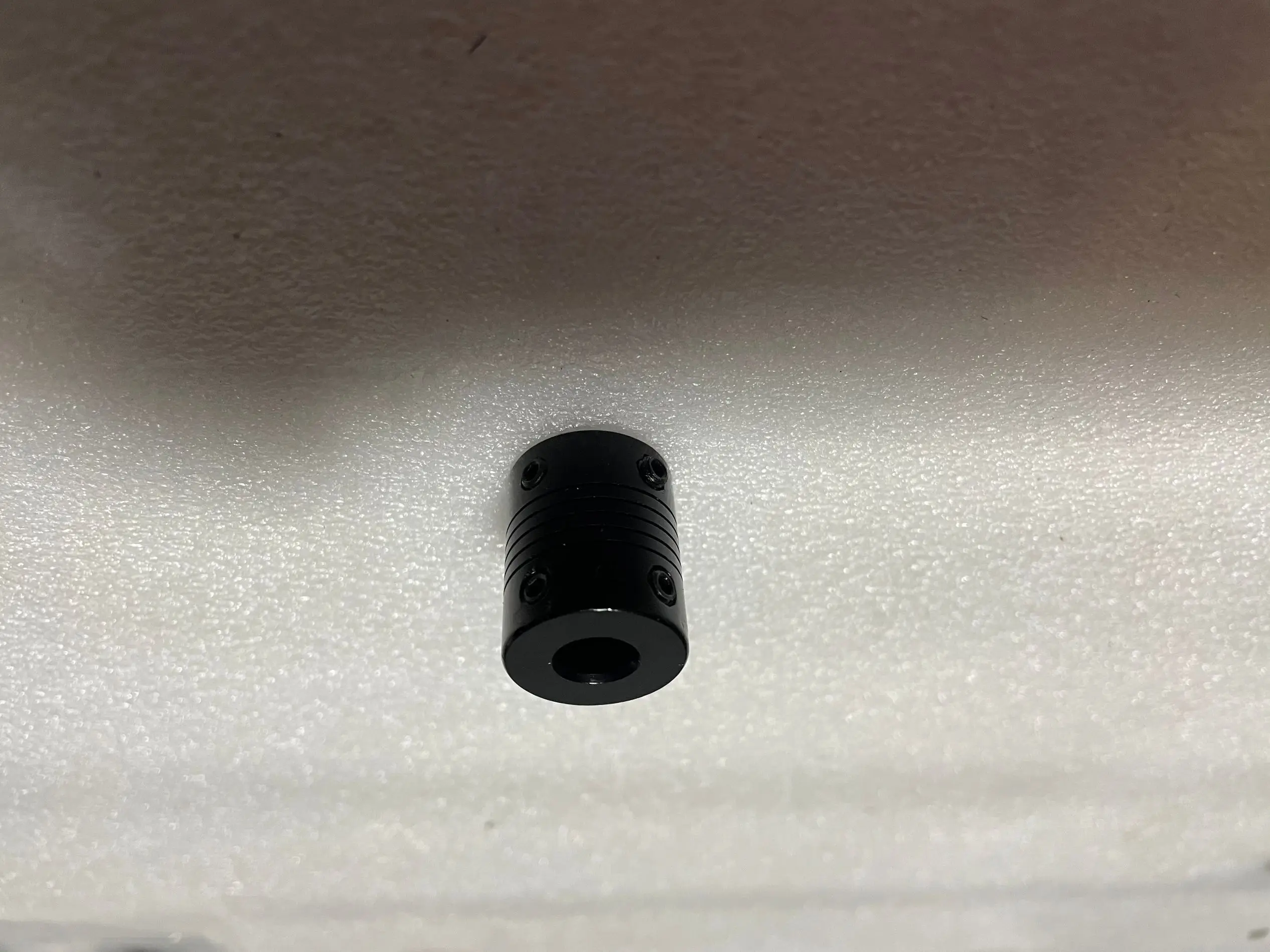 Стробочный винт для 3d принтера с вертикальной осью черный диаметр 19 мм длина 25