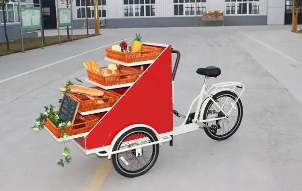 Коммерческая Педальная или электрическая Мобильная уличная тележка для