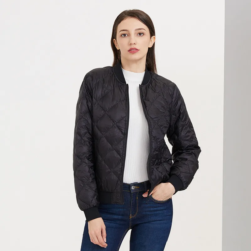 Зимний женский пуховик 90% утиный пух пальто для женщин 2019 повседневная короткая