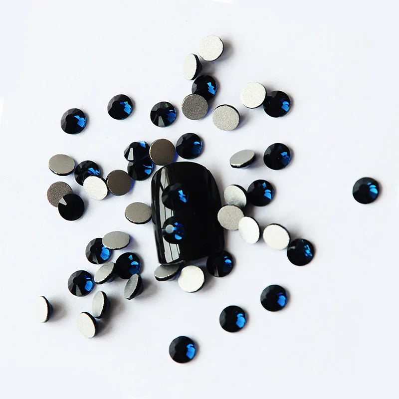 Высококачественные стразы из хрустального стекла с плоской задней поверхностью