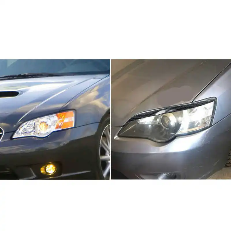 

Fit For Subaru Legacy Eyebrow 2006-2008B# Carbon fiber headlight eyebrow and eyelash modification car accessories