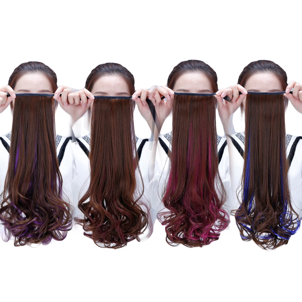 AOOSOO длинные вьющиеся волосы женский двухцветный парик высокотемпературная