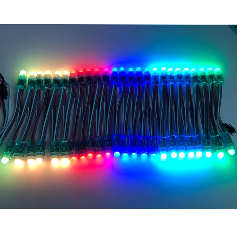 

50 Pcs WS2811 IC RGB Pixel LED Module Light DC5V Full Color Great for Decoration Advertising lights Waterproof IP67