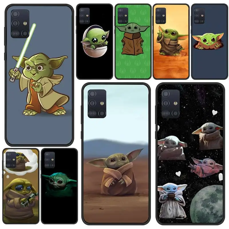 

Cute Lovely Baby Yodae Style Style Phone Case For Samsung S5 S6 S7 S8 S9 S10 S20 S21 Edge Plus E Fe Lite