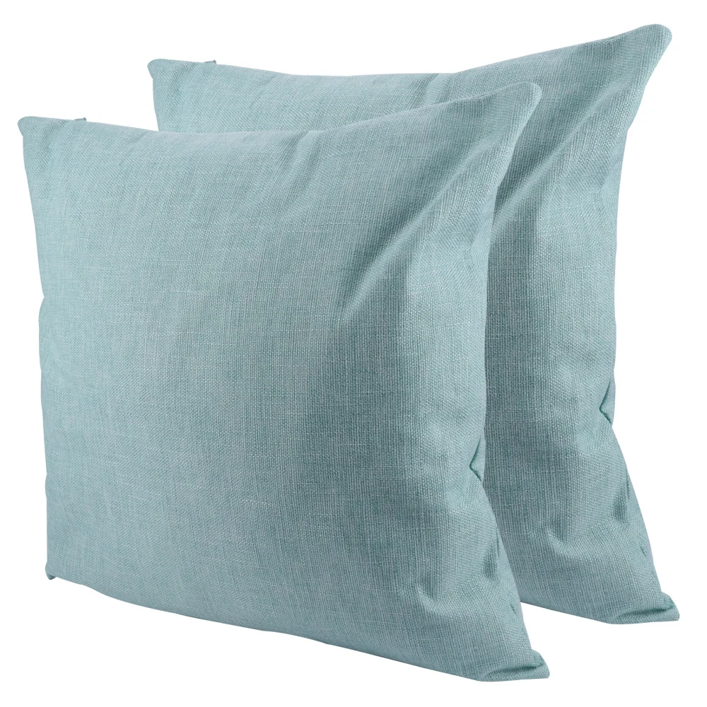 

2 Pcs Sofa Cushion Cover Linen Pillowcase Decorative Pillow Cover for Home Car