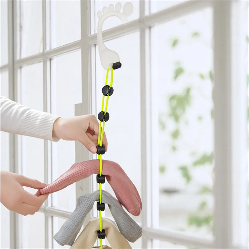 Носки подвесные веревки носки органайзер многофункциональные сушильные шнурки