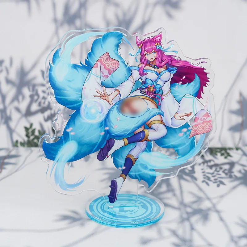 Лидер продаж 2021 Аниме игра Лига Легенд подставка карточка акриловая фигурка Jinx