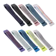 20mm Replacement Nylon Watchband Wrist Strap for S-amsung Galaxy Watch Active 2 Wearable Devices Smart Accessories