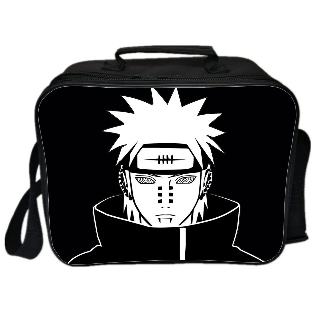 New Cute Figure Japan Anime Student lunch Pack Anime Cartoon Student Picnic Box One-Shoulder Boys Girls Food Box gift