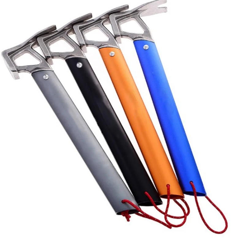 

Multifunctional Stainless Steel Stakes Nail Puller with High Quality Aluminum Alloy Handle Protect Yourself in the Wild