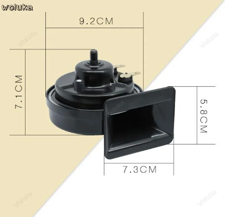 Snail horn car waterproof whistle super loud high and low double tone a pair 12V CD50 Q04 | Автомобили и мотоциклы