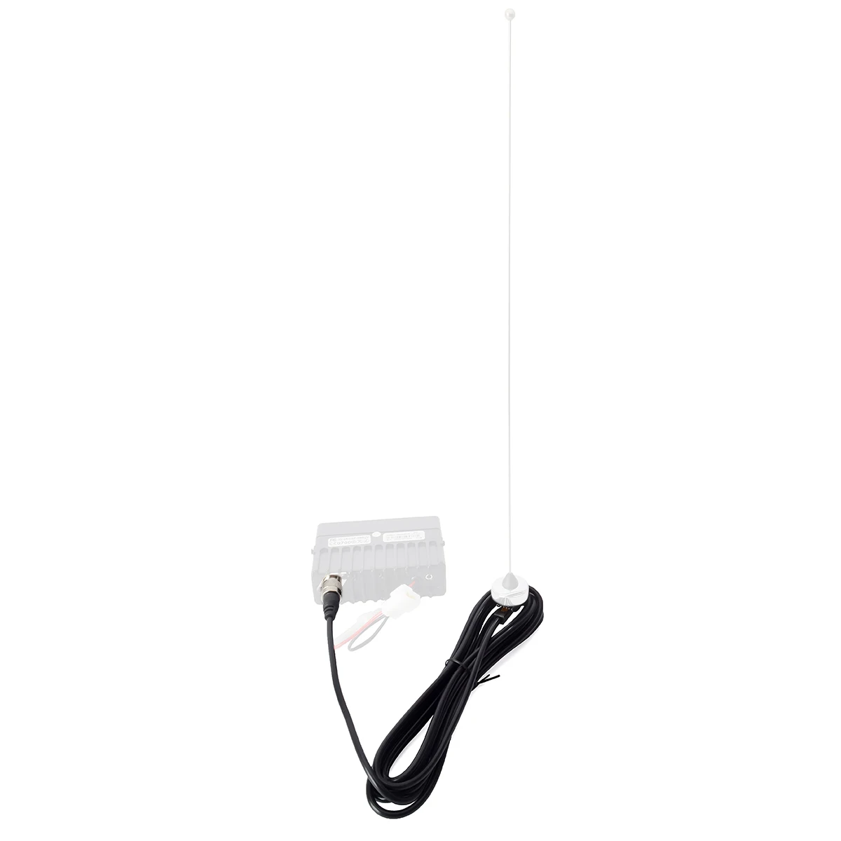 

HYS NMO Car Clip Trunk Lip Antenna Mount 3/8" to 3/4"Hole Mount With 13ft/4M PL259 Connector RG-58 Coax Cable for Yaesu Kenwood