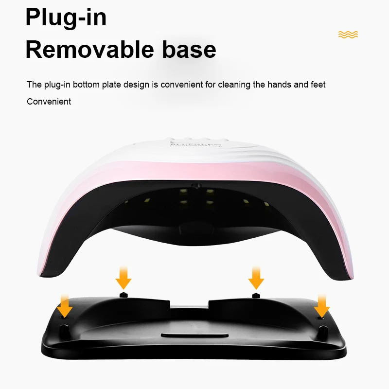 

168W Dual Light Source UV / LED Lamp Nail dryer For Extension Glue LED Nail Polish Glue Phototherapy Glue Nail Art