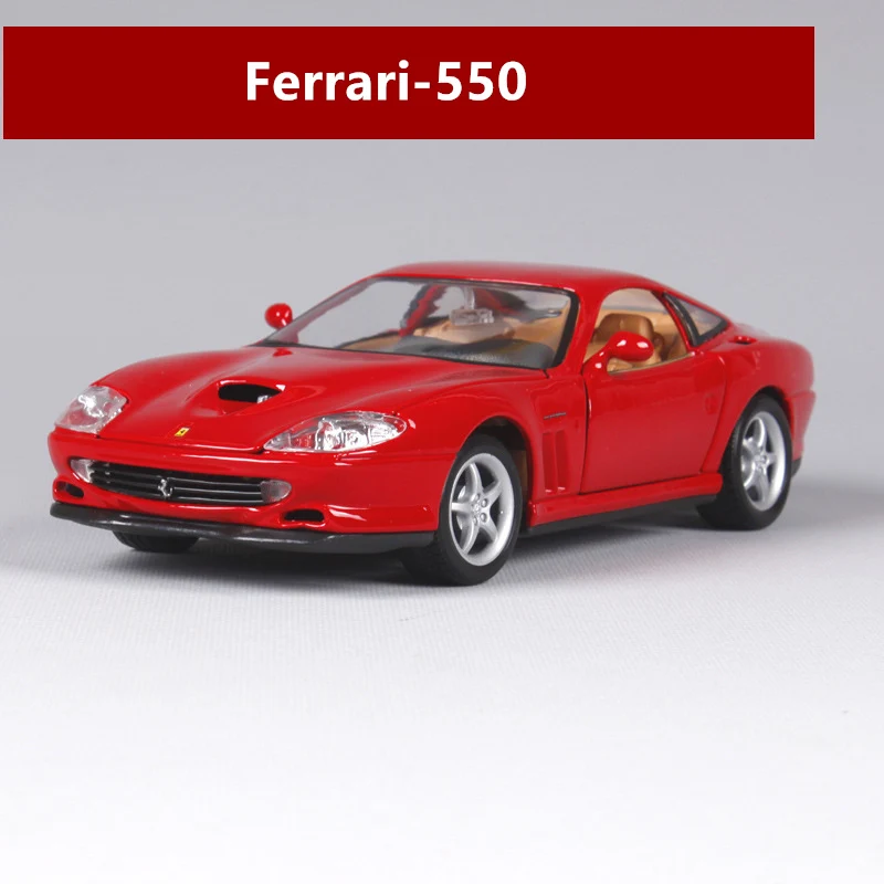 550 Bburago 1:24 Ferrari 599GTO модель автомобиля литье под давлением Металлическая Модель Детская игрушка бойфренд подарок имитация сплава автомобиль коллекция - Цвет: 550