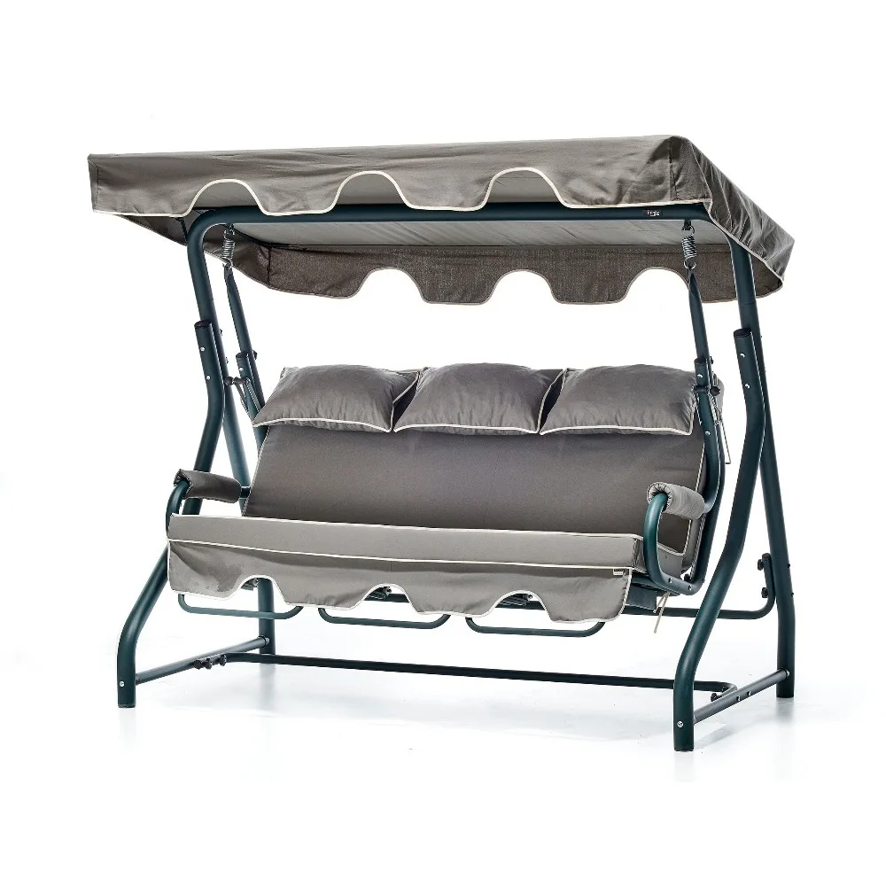 Свисающие комплекты с наклонной длинной спинкой и подставкой для ног трех