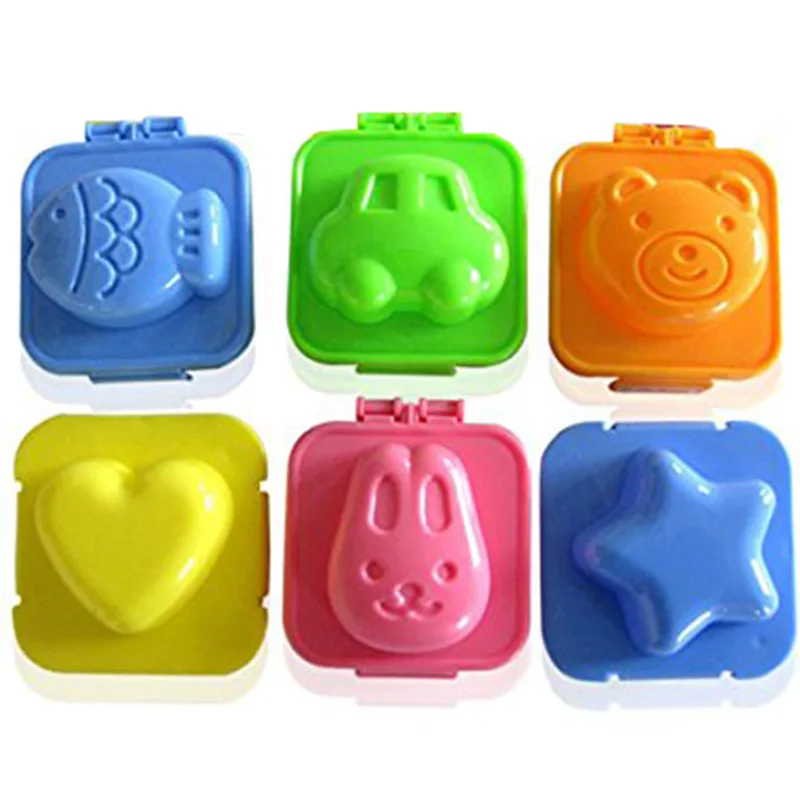 

Fish 1 Baby Rice Ball Mold Rabbit Bear Fish Car Star Bento Mold Accessories Packing Sushi Onigiri Box Sushi Egg Heart Sushi Y1O4