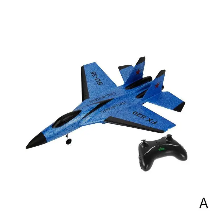 FX-820, 2,4 г, 2CH, SU-35, аэробика, скольжение, RC самолет, EPP, ремесло, электрический, RTF, радио, пульт дистанционного управления, хвост, толкатель, Квадрокоптер, самолет - Цвет: A