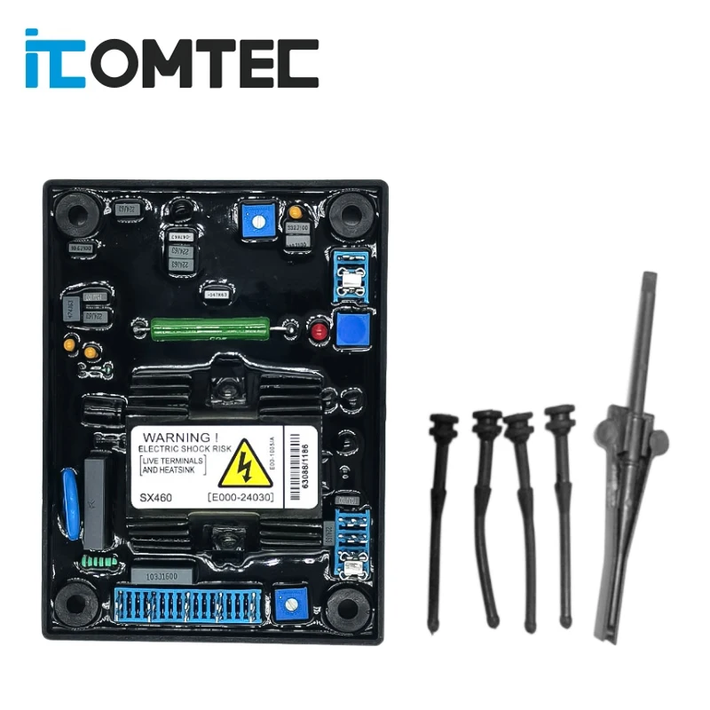 

Синий Автоматический регулятор напряжения AVR SX460 Для генератора 12972 стабилизатор мощности некоторые части из Германии