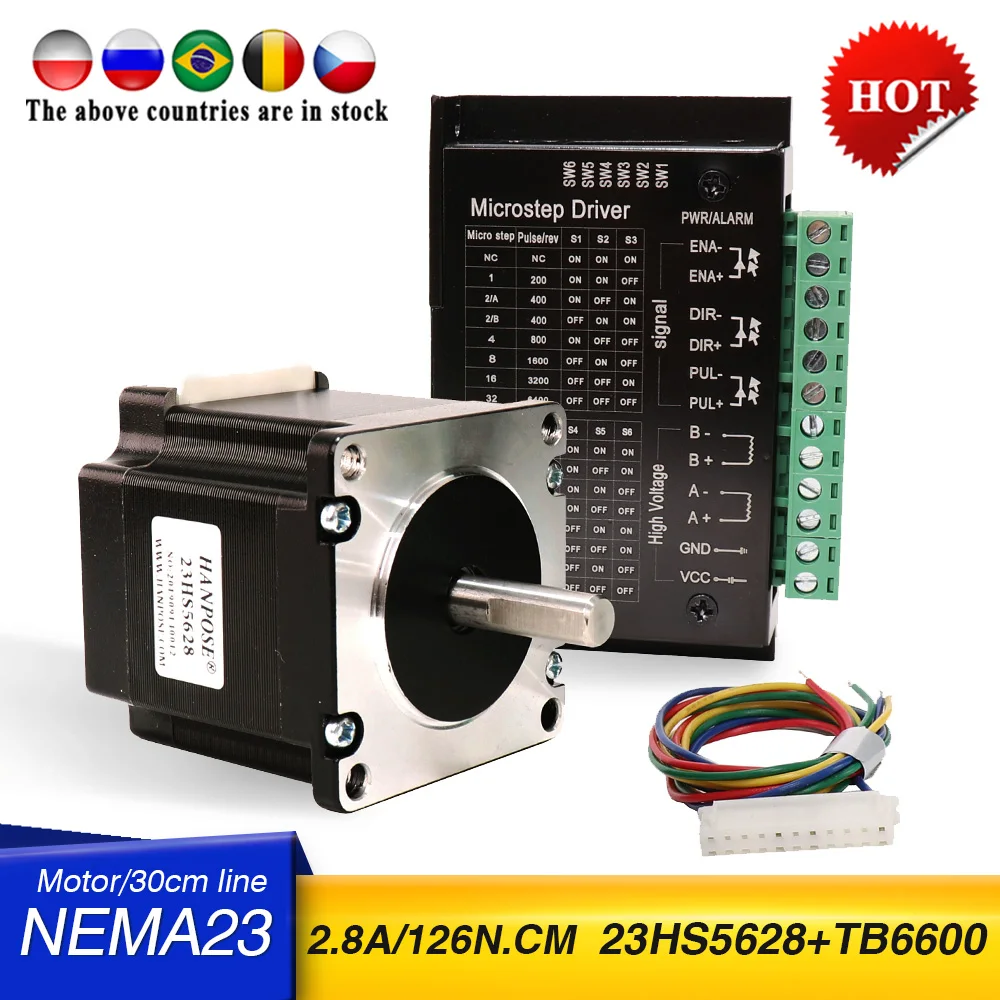 1/3/10Pcs TB6600 4A 9-42V Schrittmotor Treiber für NEMA42/NEMA57 Schrittmotor 