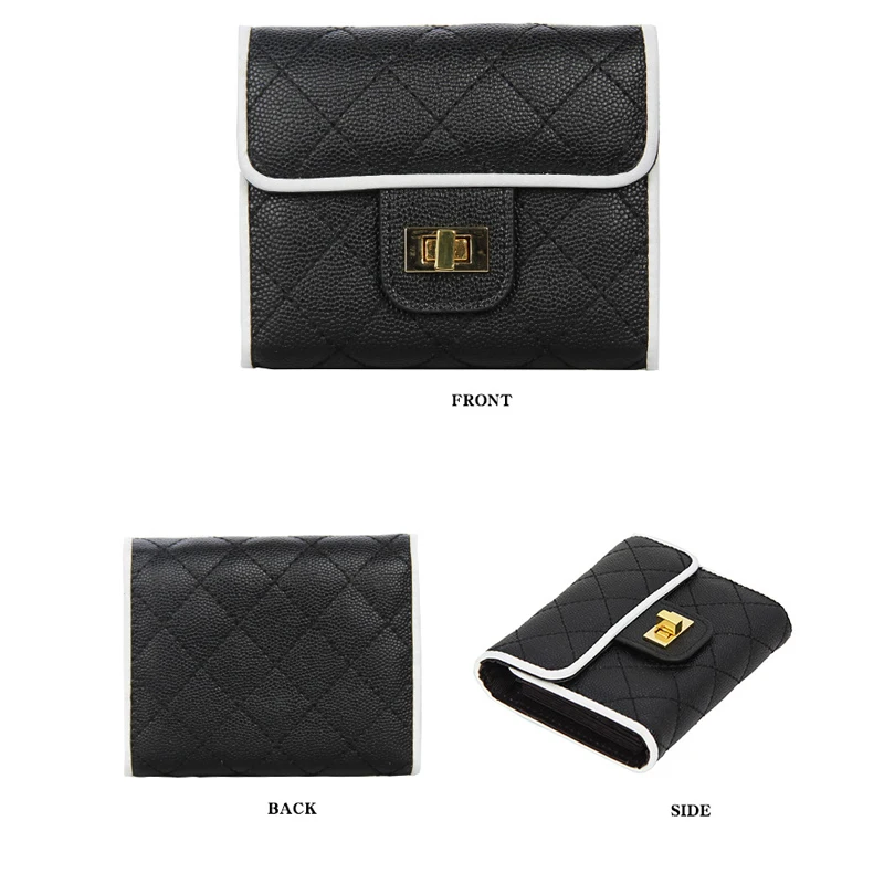 Знаменитый бренд 2020 Новинка Роскошные замковые короткие женские кошельки из