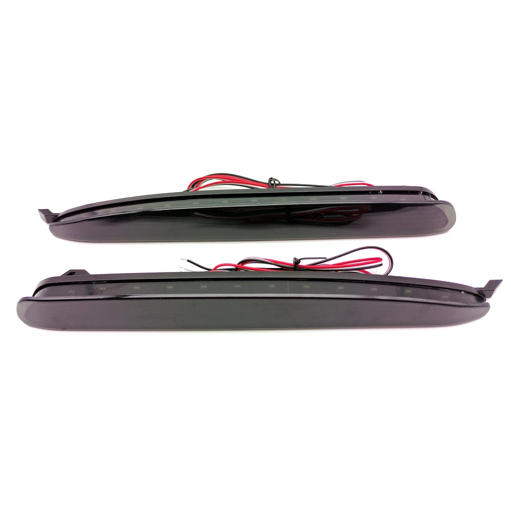 

2 шт., без ошибок, красный светодиодный отражатель заднего бампера, задний стоп-сигнал для Mazda 6 2003 2004 2005 2006 2007 2008