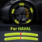 Автомобильная наклейка на колесо, светоотражающие полосы обода, защитные аксессуары для шин для Haval Cuv Hover H3 H5 H2 H1 H6 H8 H9 Wingle Jolion H2S
