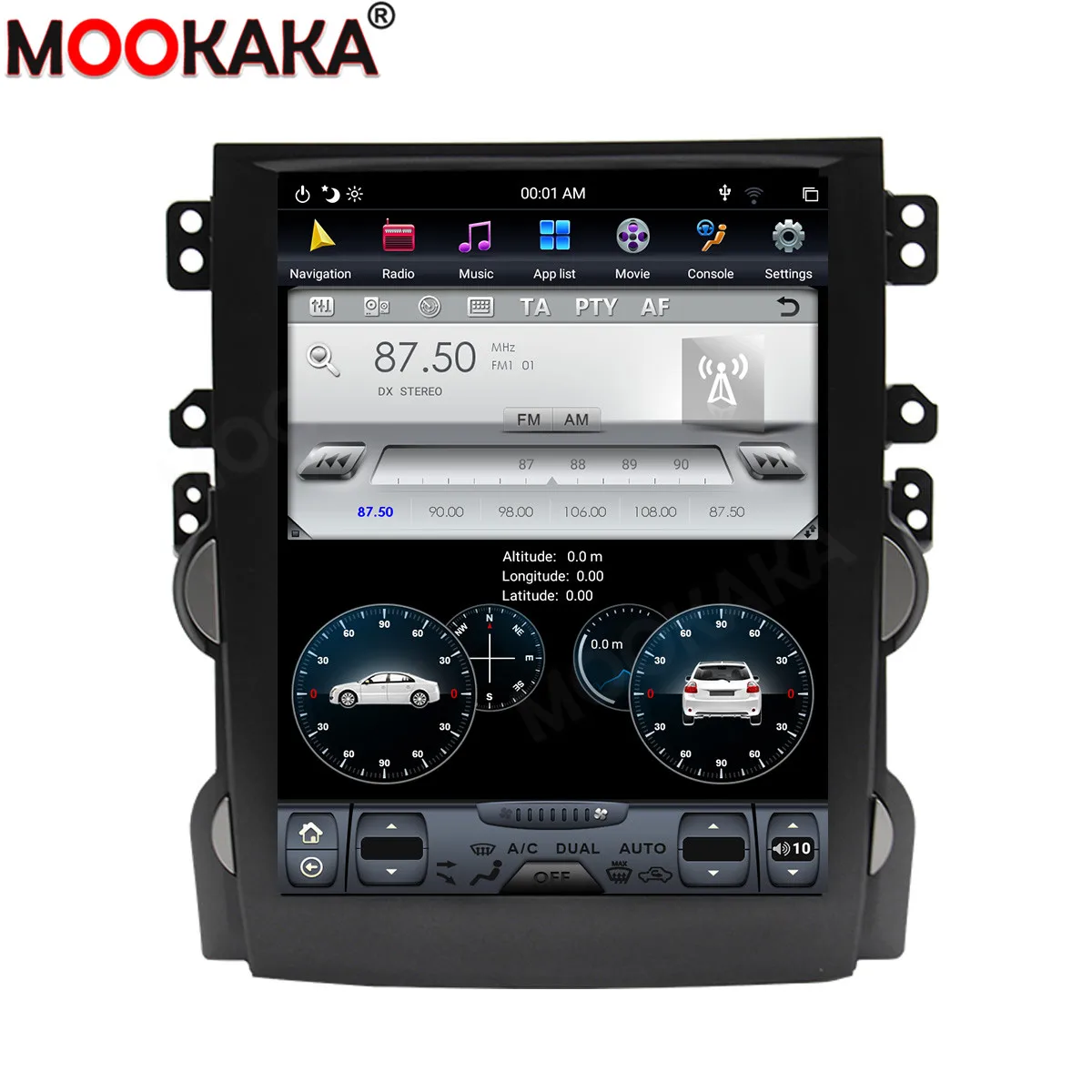 Android 9 0 4 Гб ОЗУ Tesla style PX6 Автомобильный GPS-навигатор для Chevrolet Malibu 2013-2015 головное