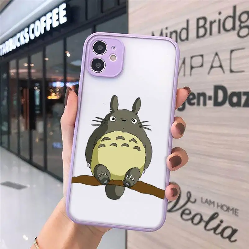 

Spirited Away Japanese animation Phone Case matte transparent For iphone 7 8 11 12 plus mini x xs xr pro max cover