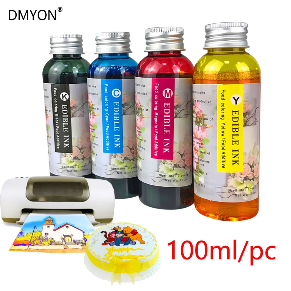 Пищевые съедобные чернила DMYON 16 1631 1632 1633 1634 совместимы с принтером Epson оба WF2630WF