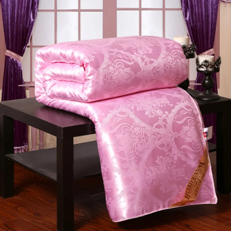 Роскошное Одеяло из натурального шелка/тутового шелкопряда двуспальное