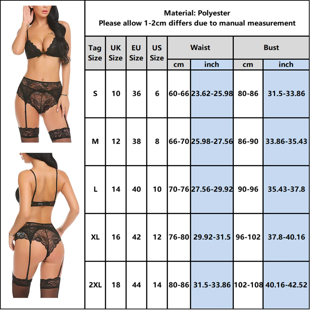 Porn Lingerie Set Erotic Hot Women Lace Open Bra And Garter Panties Sexy Underwear Female Babydoll Lenceria Costumes D35 | Тематическая