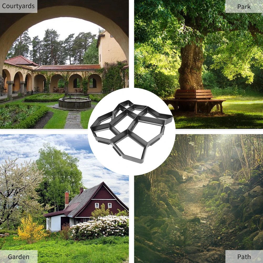 Форма для мощения форма создания кирпичной дороги сделай сам лужайки бетона сада