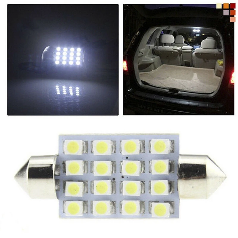 

14Pcs LED Interior Package Kit for T10 36mm Map Dome License Plate Lights White
