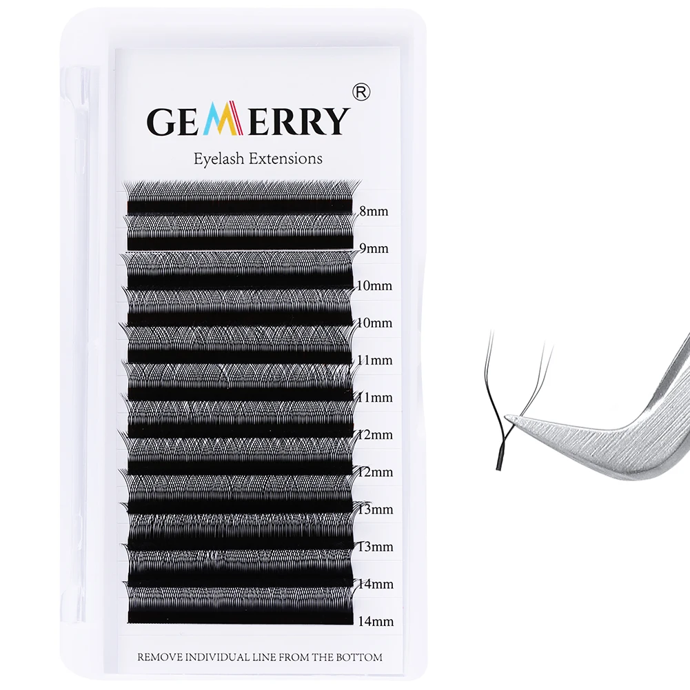 Ресницы GEMERRY YY 3/4D W формы для наращивания ресниц готовые ресницы из искусственной