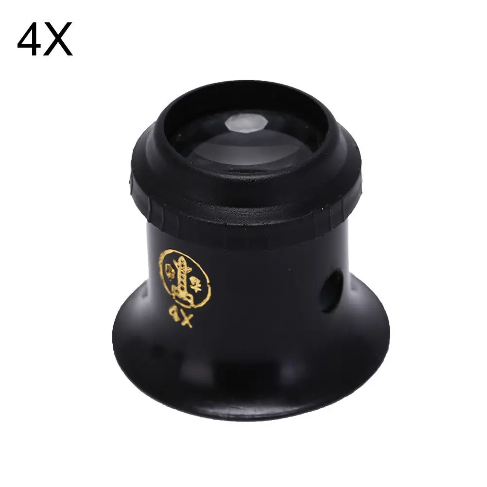 

Watch 3X 4X 5X Monocular Glass Magnifier Loupe Lens BlackJeweler Tool Eye Magnifier Watch Jewelry Repair Tools