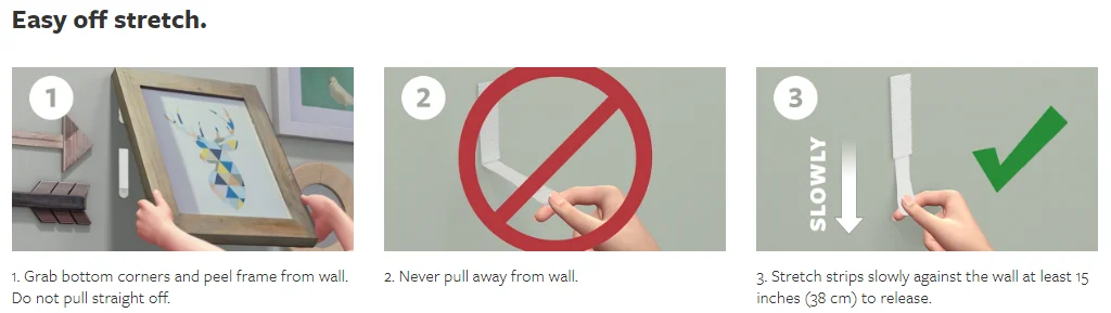 3 м без повреждений команда Двухсторонняя клейкая фото Висячие полоски средней 36