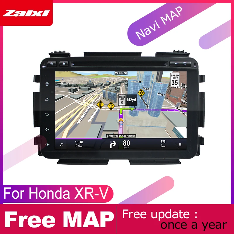 ZaiXi Android автомобильный мультимедийный плеер 2 din автомобильное радио для Honda XR V 2013 ~