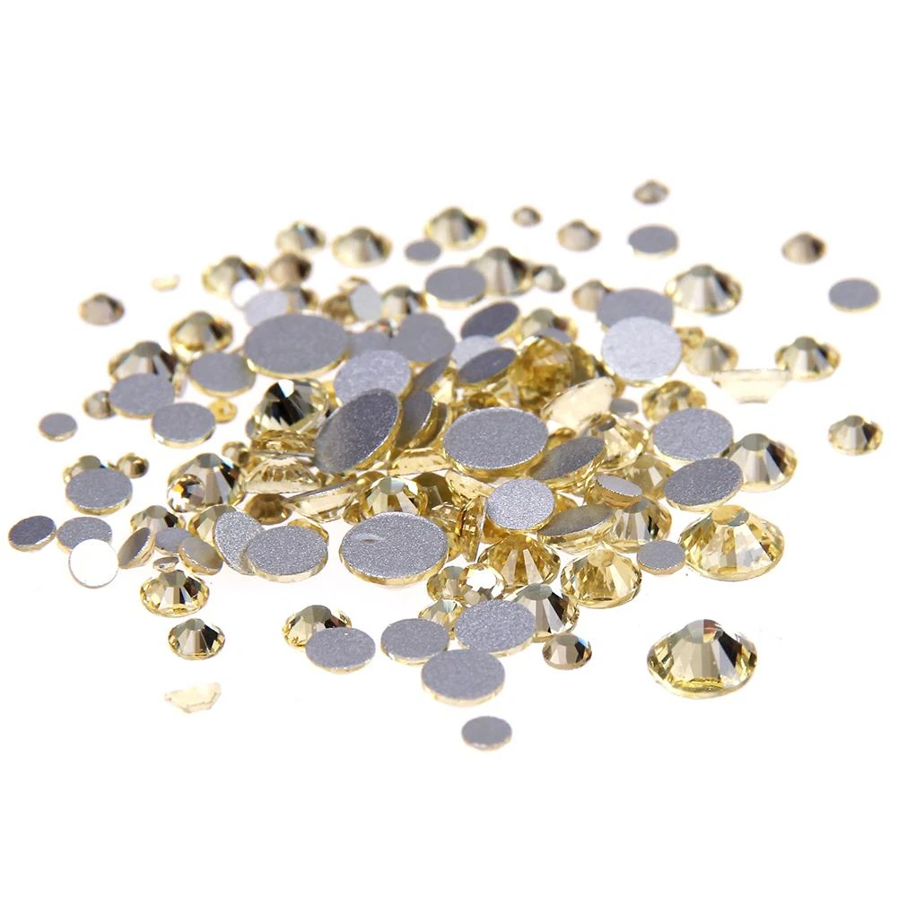 Высокое качество ss3-ss34 кристалл AB с плоской задней стороной для дизайна ногтей не