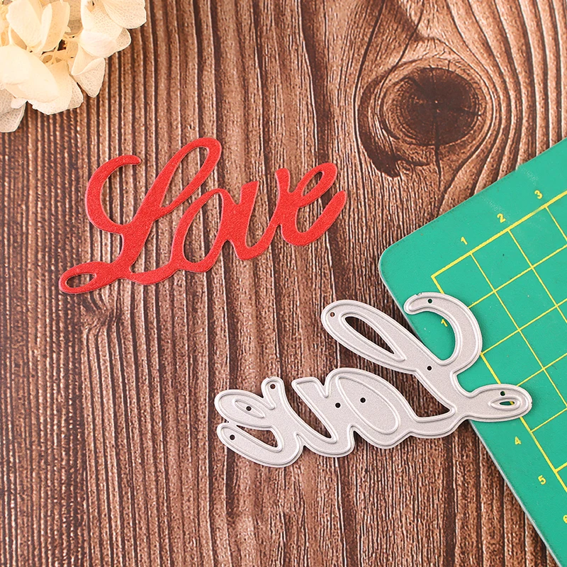 

New Arrival Metal Cutting Dies Love Stencils Die Cut for DIY Scrapbooking Album Paper Card Embossing Craft Mold Blade Punch Die