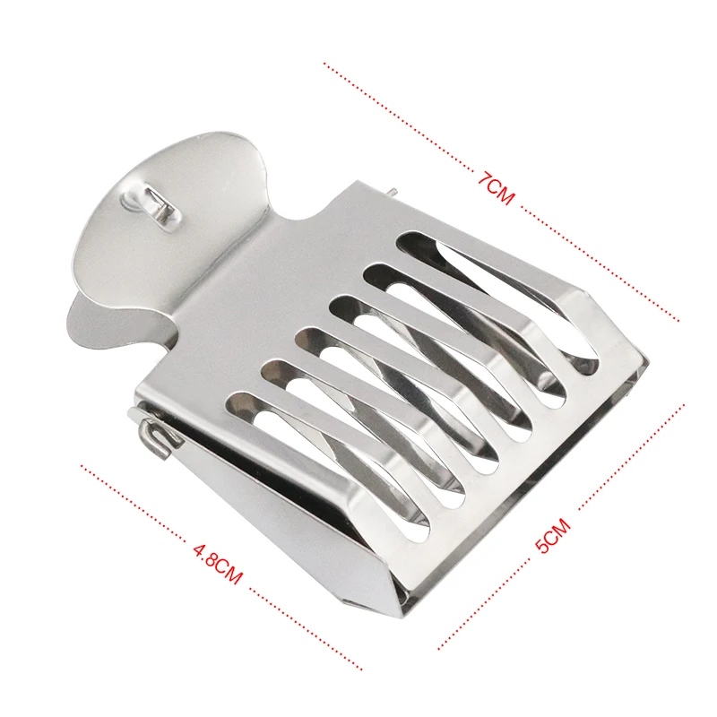 2Pcs Stainless Steel Beekeeping Queen Bee Catcher Cage Bees Marking Catchers Clip Durable Material Beekeeper Apiculture Tools - купить по