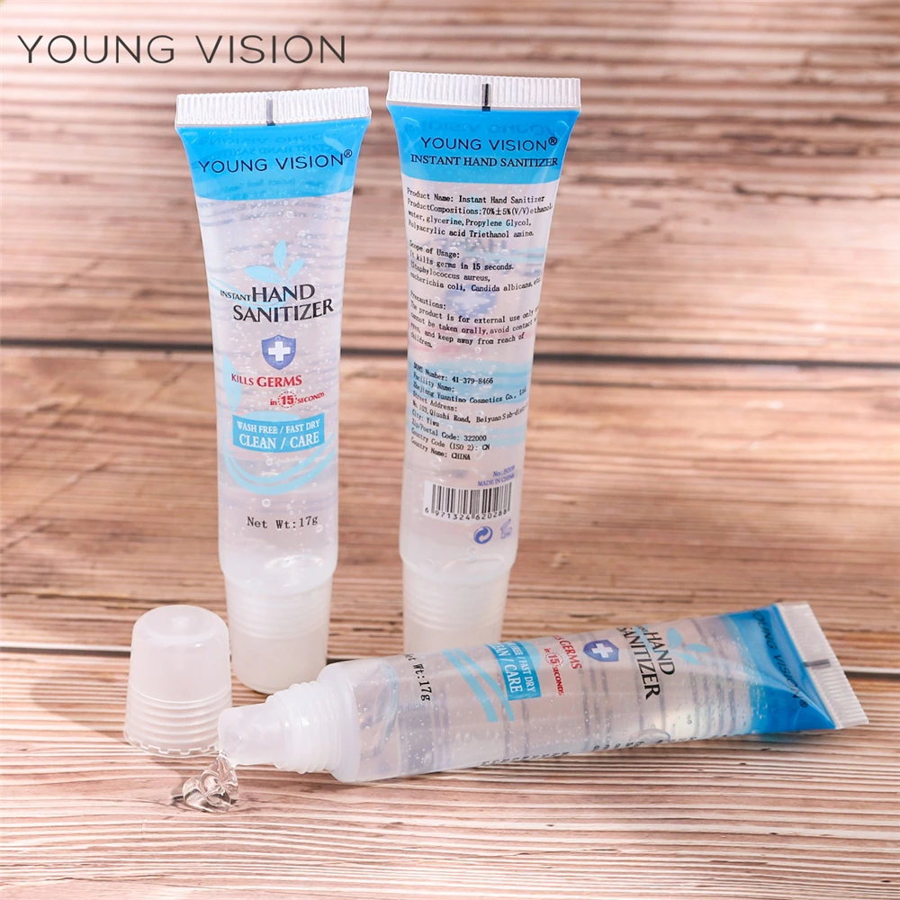 17 г спиртовой антисептик для рук одноразовый Антибактериальный портативный