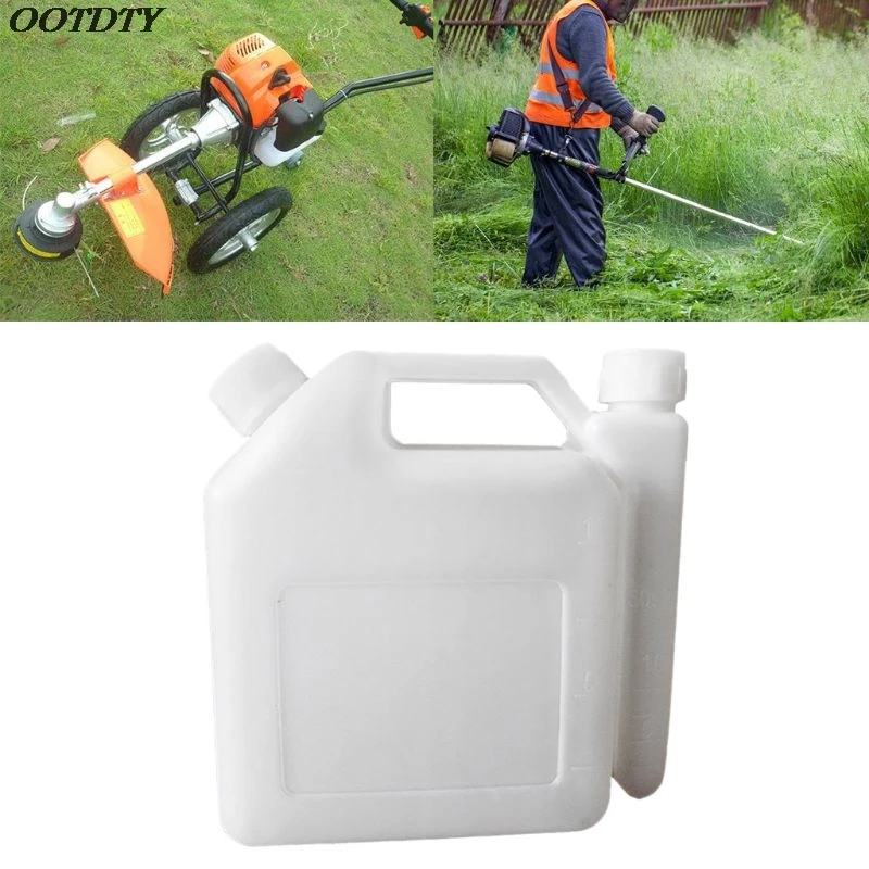 

1.5L Litre 2-Stroke Petrol Fuel Oil Mixing Bottle Tank For Trimmer Chainsaw Tools Parts 1:25