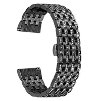 stainless steel strap substitute for samsung galaxy active 2 band 42mm 46mm gear s3 watch bands bracelet loop 18mm 20mm 22mm