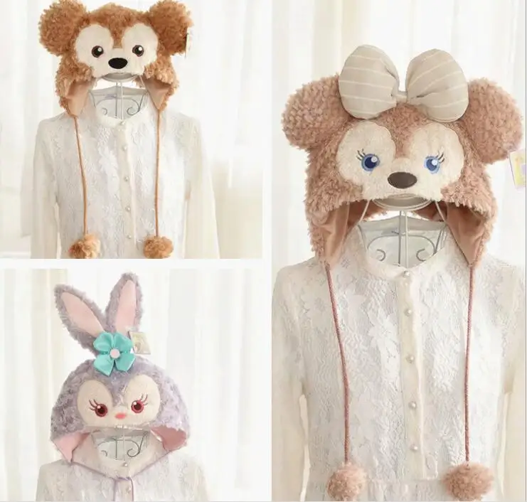 Креативный Мягкий головной убор Stellalou Duffy зимняя взрослая Женская девочка