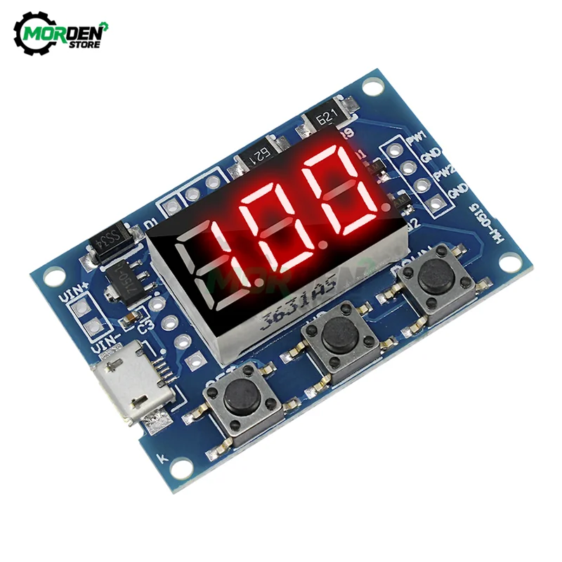 DC 5В 12В 24В Micro USB 2CH Регулируемый PWM генератор сигналов рабочий цикл импульсная