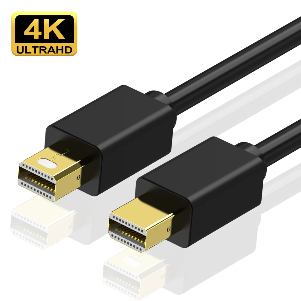 Высококачественный кабель Displayport с Mini DP на штырь-штырь 4K для Macbook/Mac Lenovo Dell |