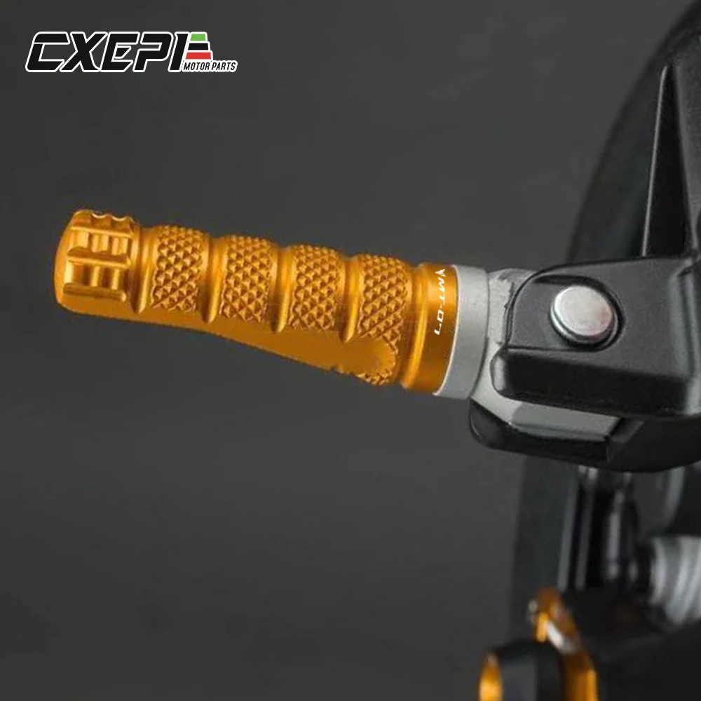 Новинка универсальные подножки для мотоцикла 1 пара пассажирских подножек Yamaha MT07