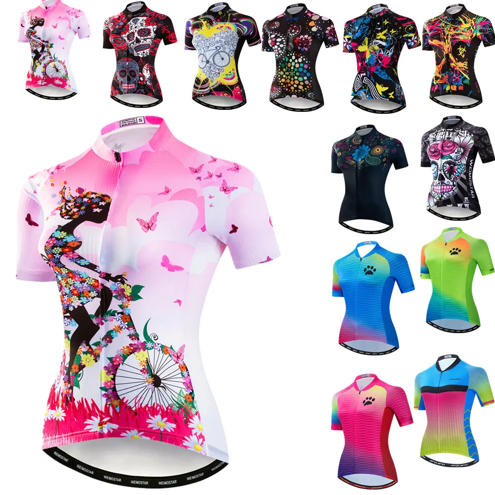 

Женская футболка для езды на велосипеде, розовая или красная футболка для езды на велосипеде, лето 2021