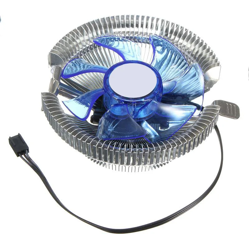 New Hot LED CPU Cooler Fan Silent i3s/i5 Downward Pressure Type Radiator Luminescence | Компьютеры и офис